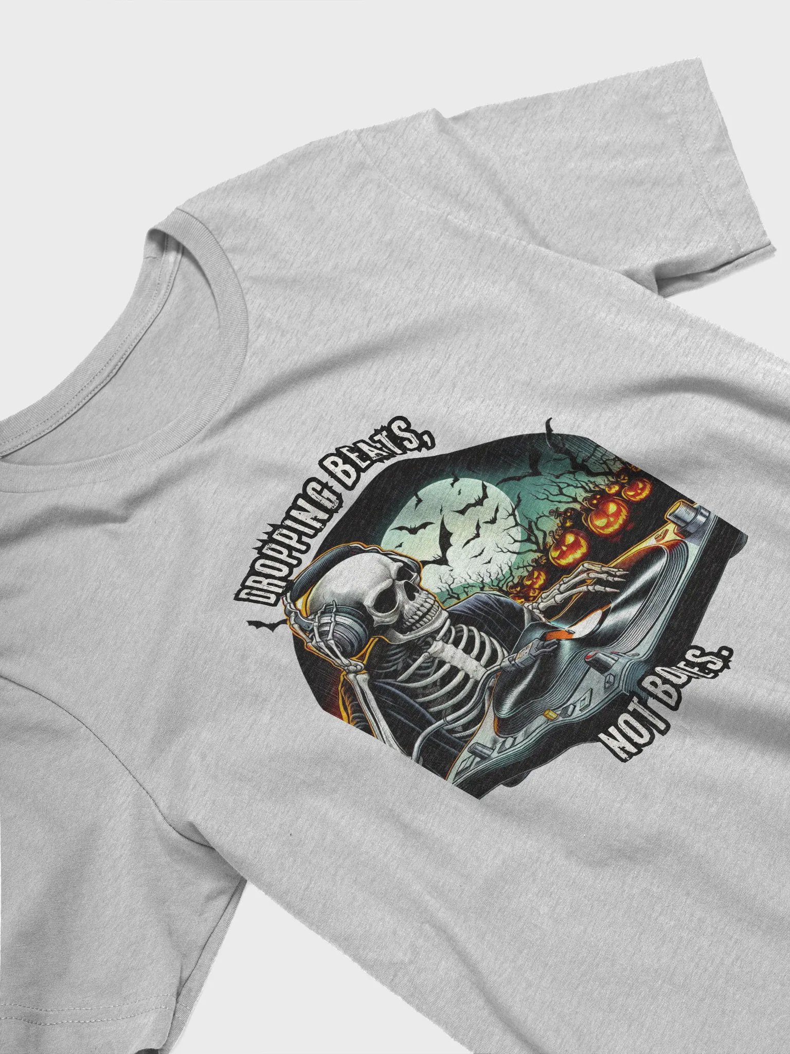 Spooky Skeleton DJ T-Shirt product image (17)