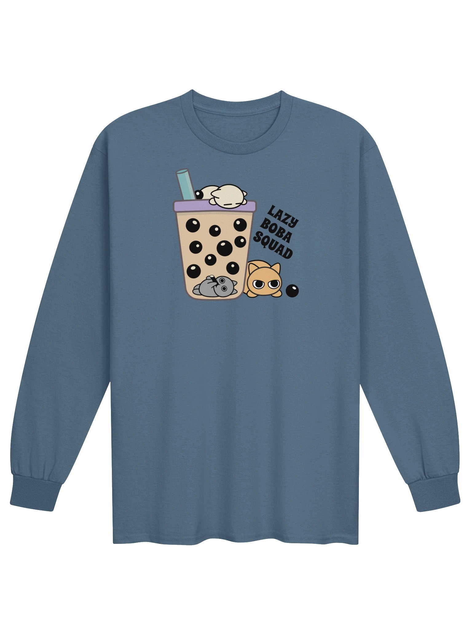 Boba Cat - Unisex Adult Long Sleeve T-shirt product image (7)
