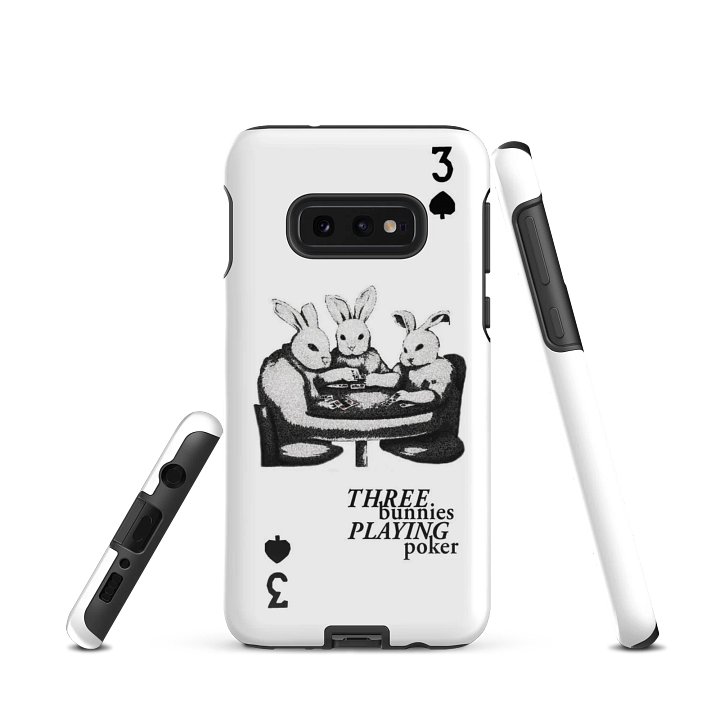 Three Bunnies Playing Poker Samsung® Case product image (2)