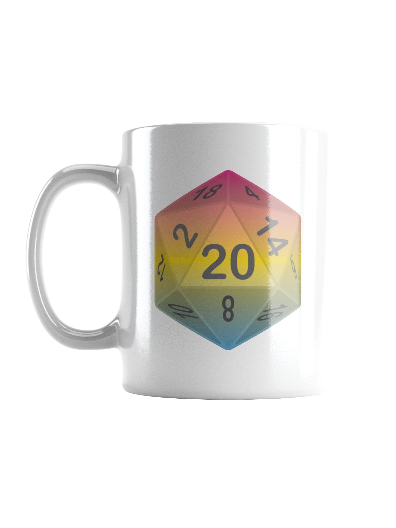 Pansexual Pride D20 Mug product image (16)