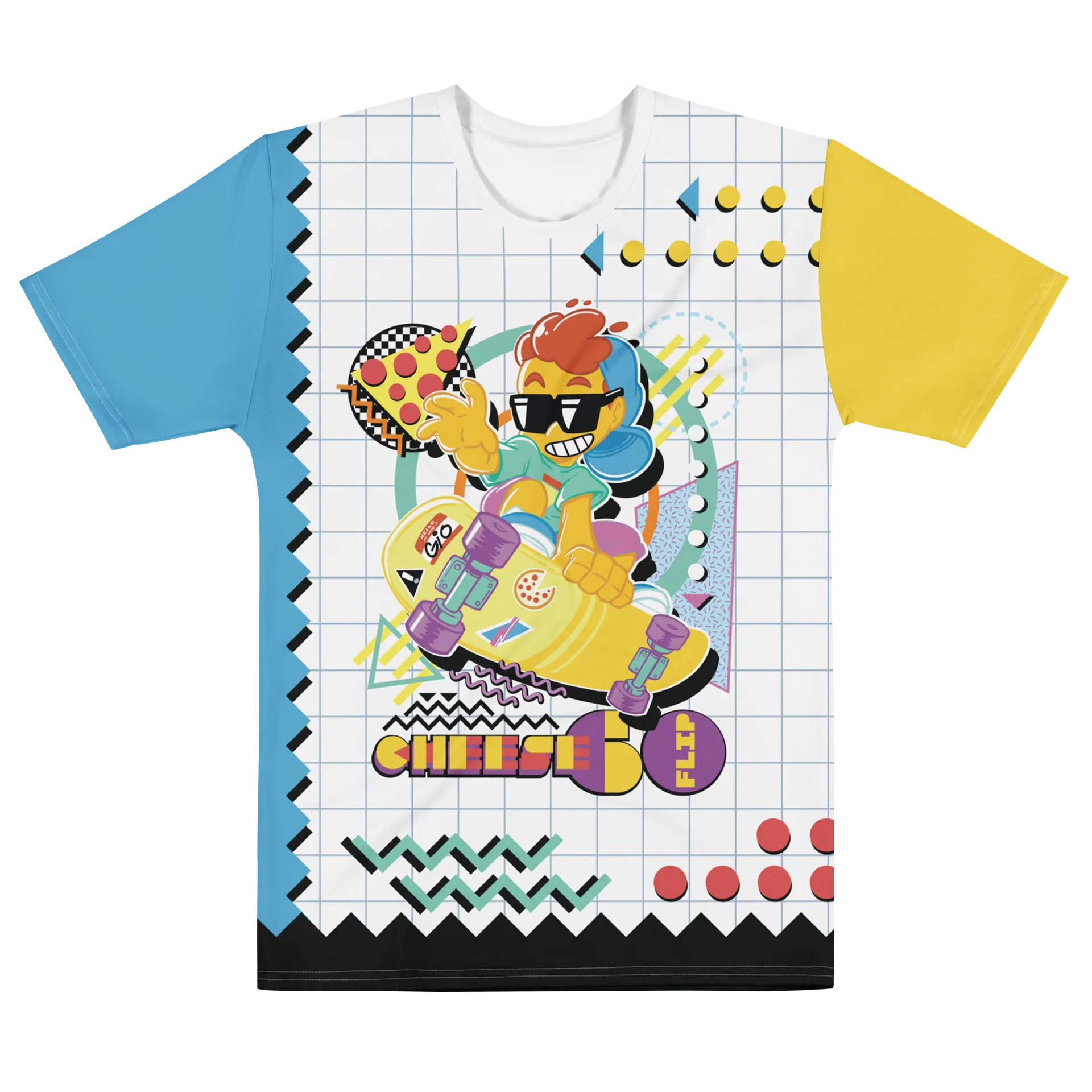 "Cheese 60 Flip" Full Print Shirt product image (1)