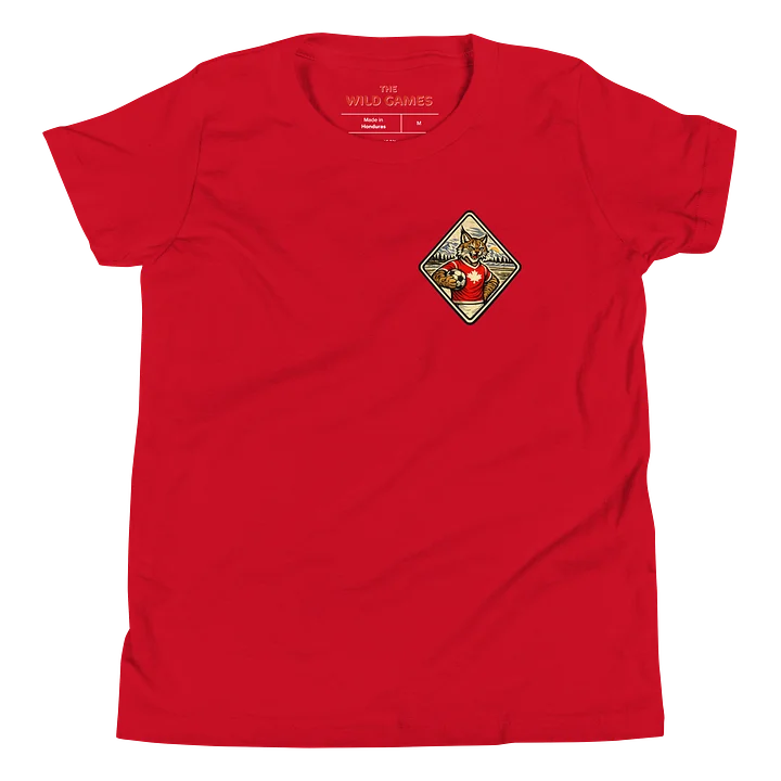 Lynx Soccer Player T-Shirt for Kids | The Wild Games product image (25)