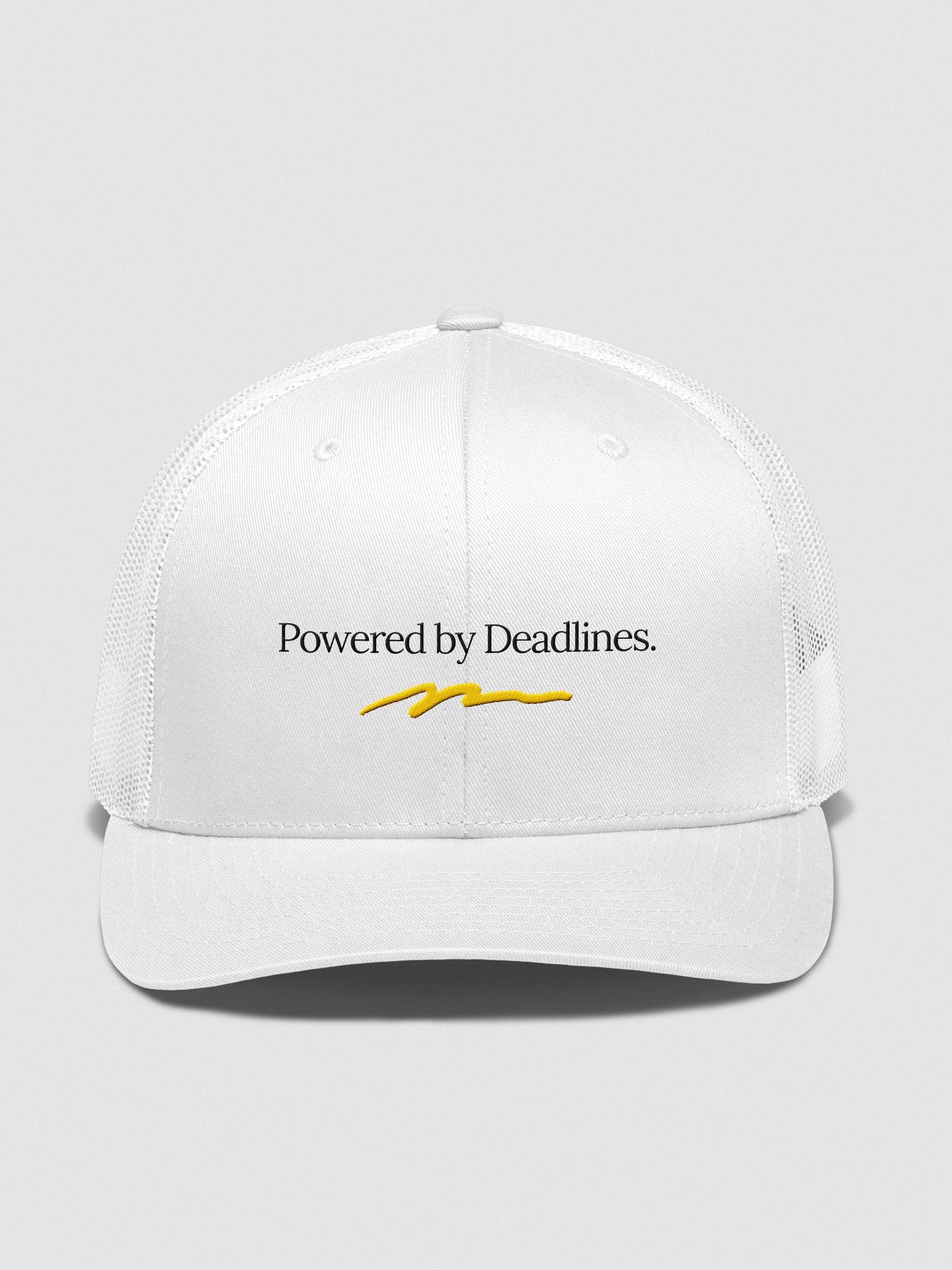 Powered by Deadlines Trucker Hat product image (1)