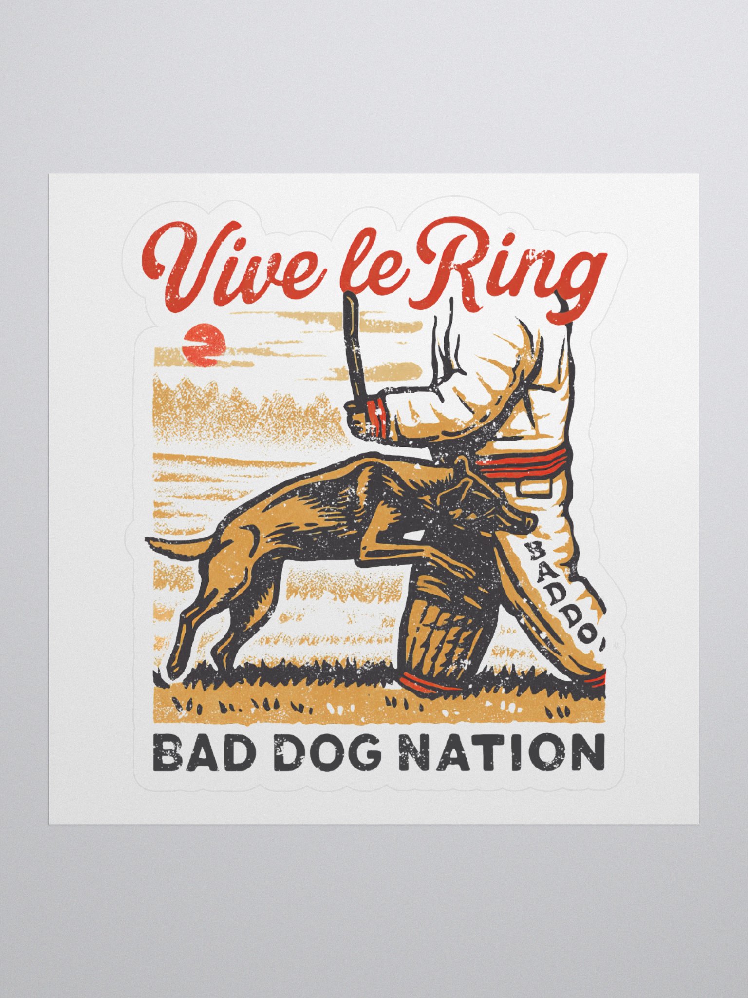 Vive le Ring - Sticker product image (1)