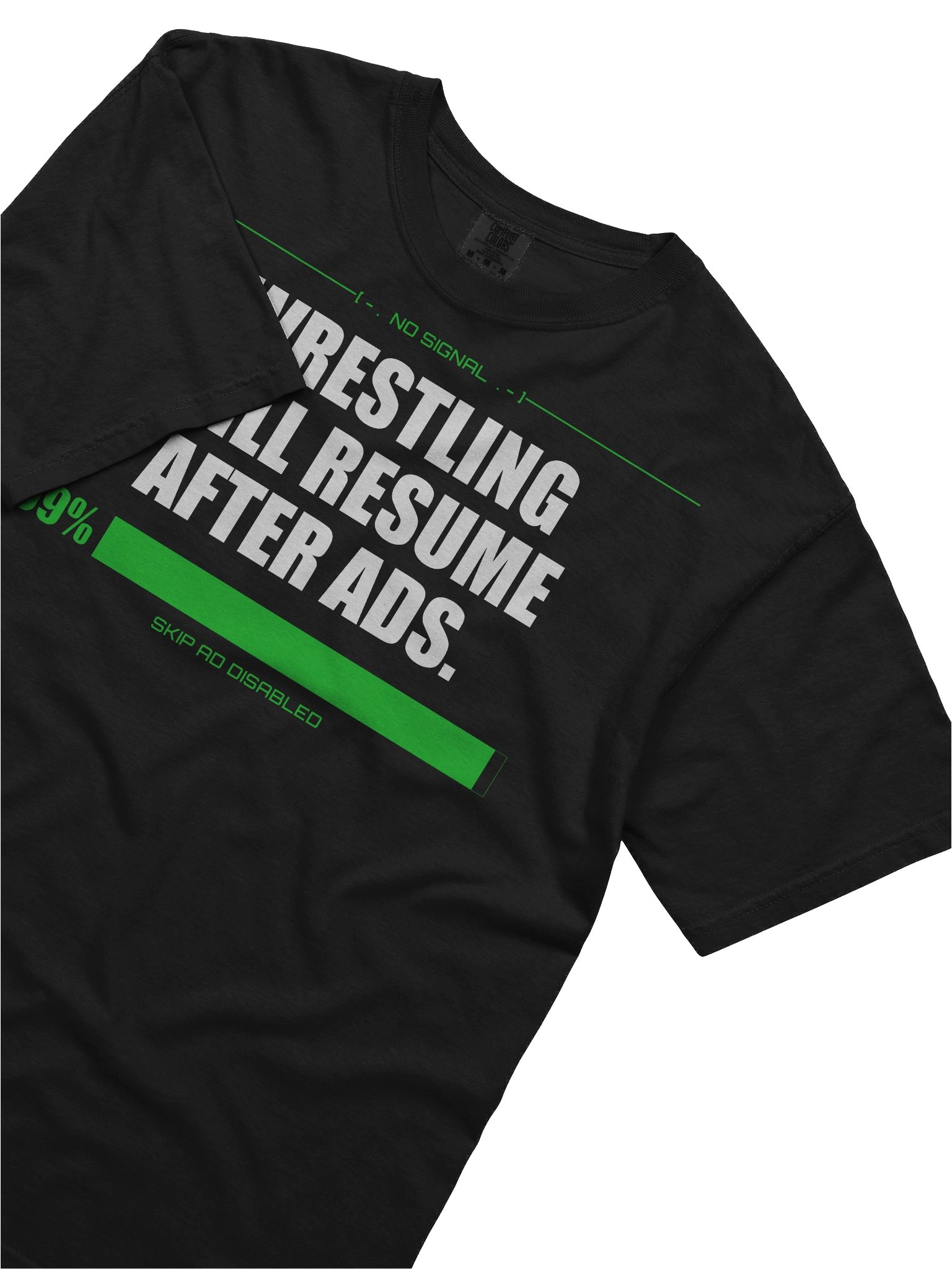 Wrestling Will Resume After Ads Tee product image (5)