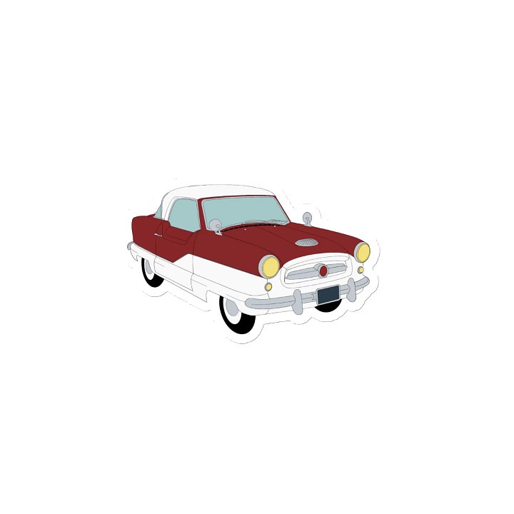 Nash Metropolitan Classic car magnet product image (2)
