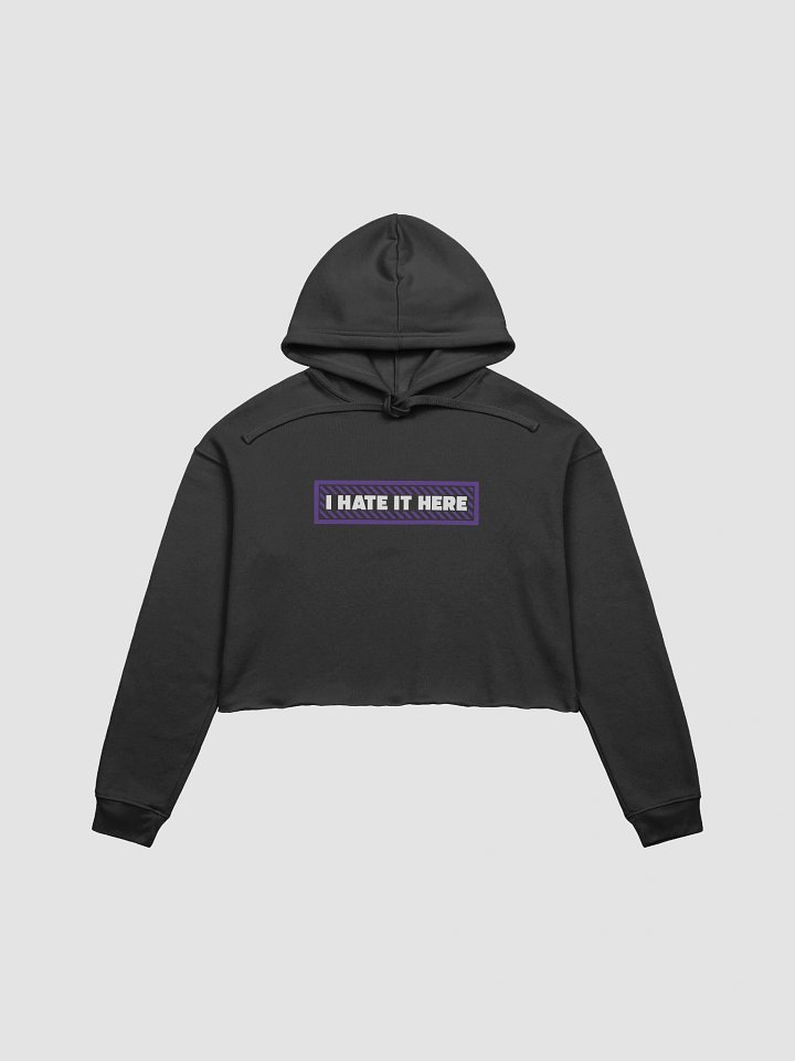 "I Hate It Here" Crop Hoodie product image (3)