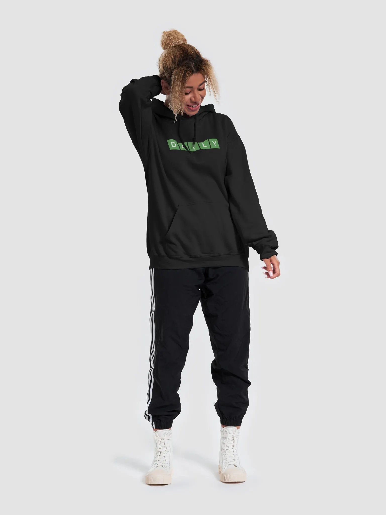DAILY Hoodie (black and white options) product image (6)