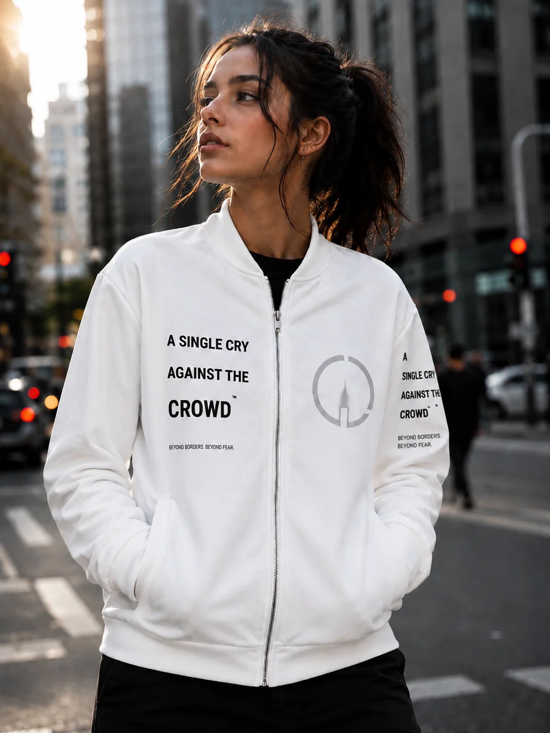 A Single Cry Against the Crowd™ Hero Bomber Jacket product image (4)