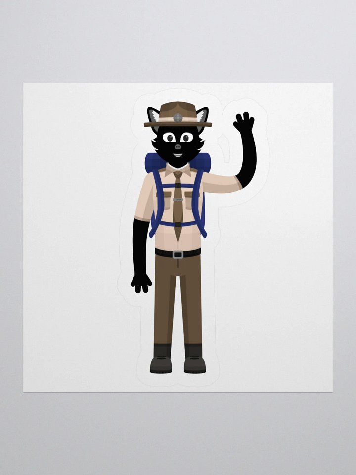 Ernest Green Waving (Sticker) product image (1)