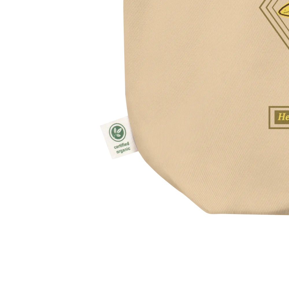 Helianthus Sunflower Organic Cotton Tote Bag in Tan product image (3)