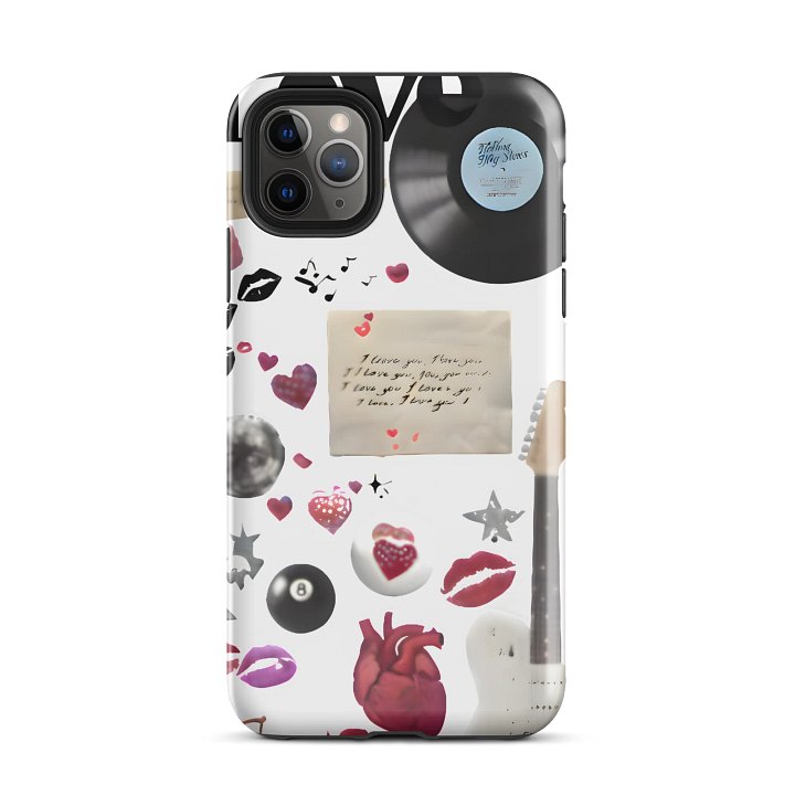 Love Collage iPhone® Tough Case Music, Romance & Retro Vibes For Apple Phones product image (2)