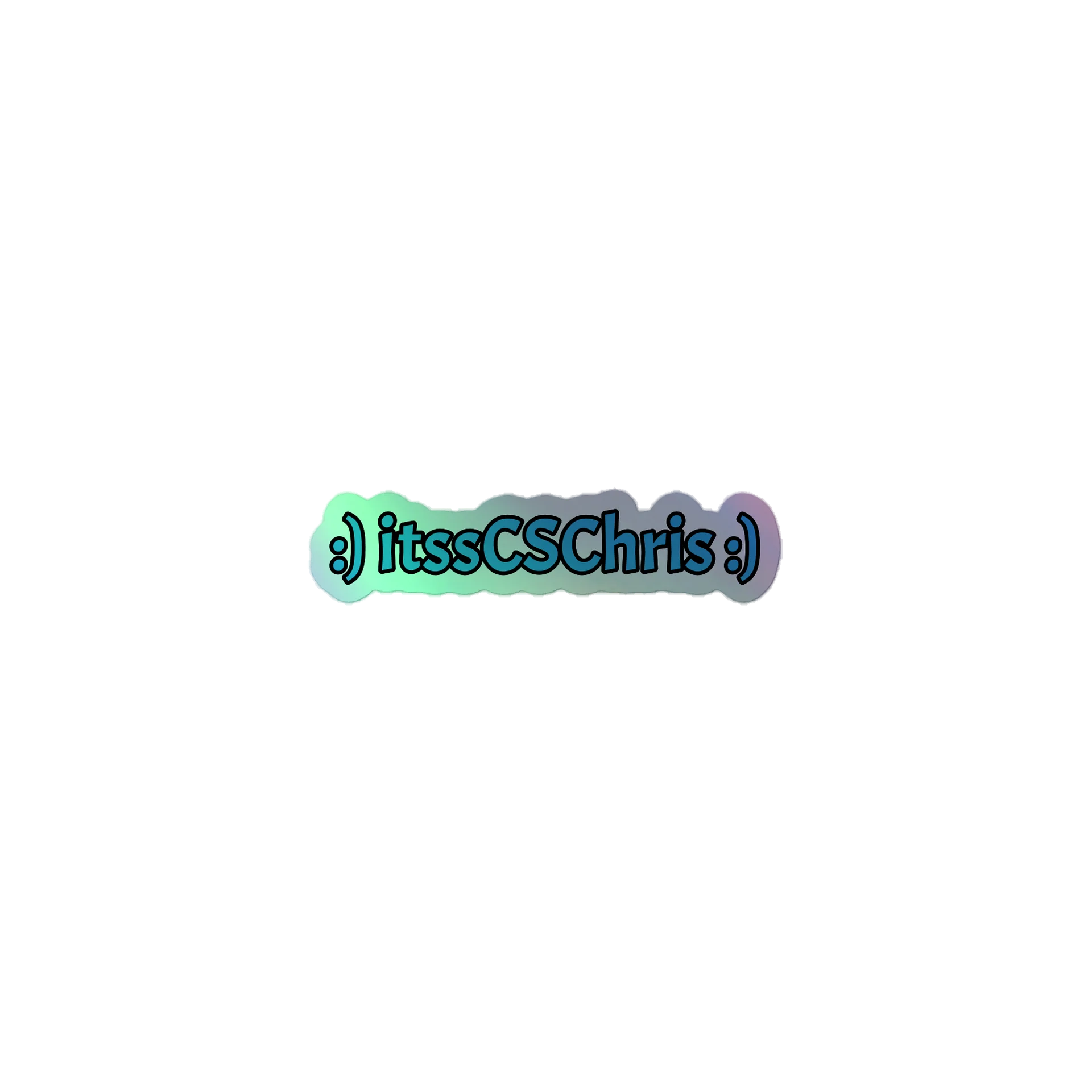 :) itssCSChris :) Holographic Sticker product image (1)