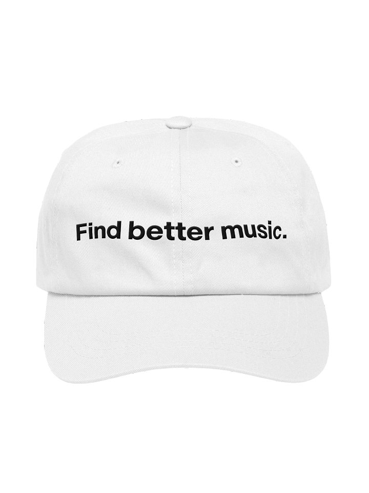 Find better music. (black font) product image (2)