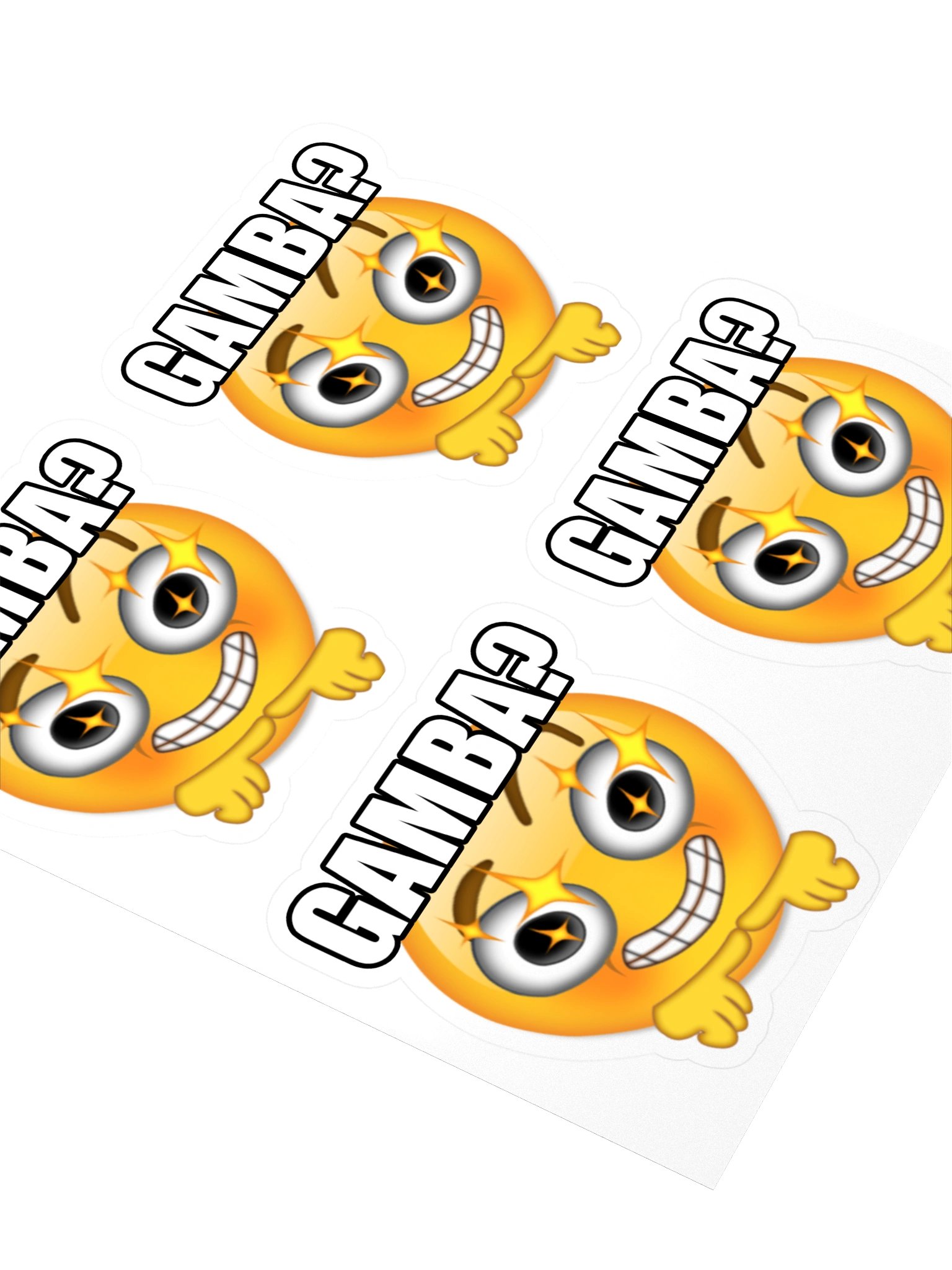 Gamba Emoji Sticker Sheet product image (3)
