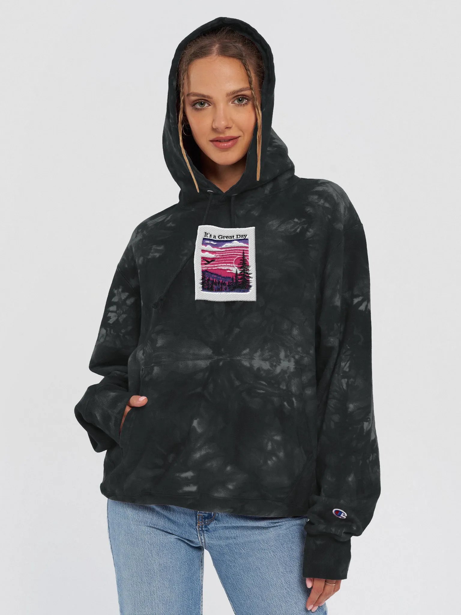 Great Day Tie-Dye Hoodie product image (5)