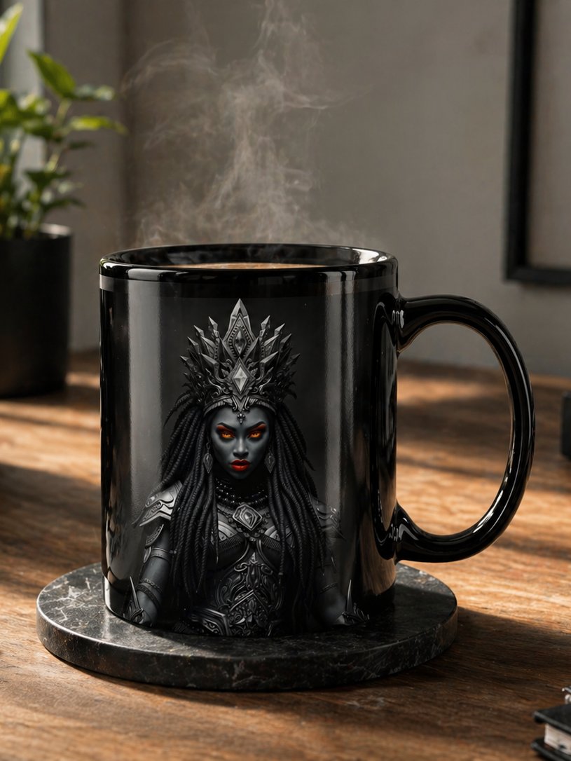 Goddess Oshun Mug - Gothic Mug - Mythological Mug product image (1)