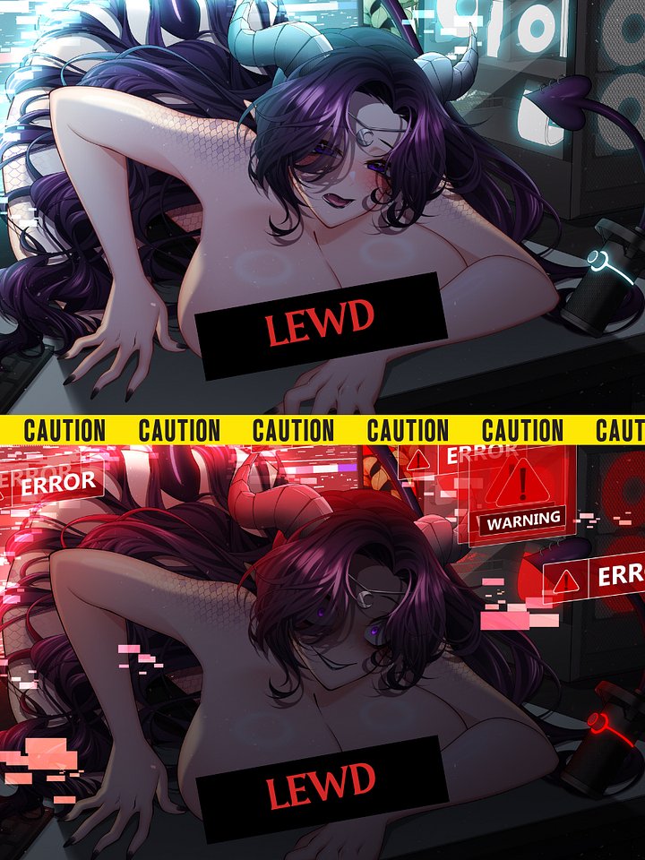 NSFW Siren in the System Desk Mat product image (1)