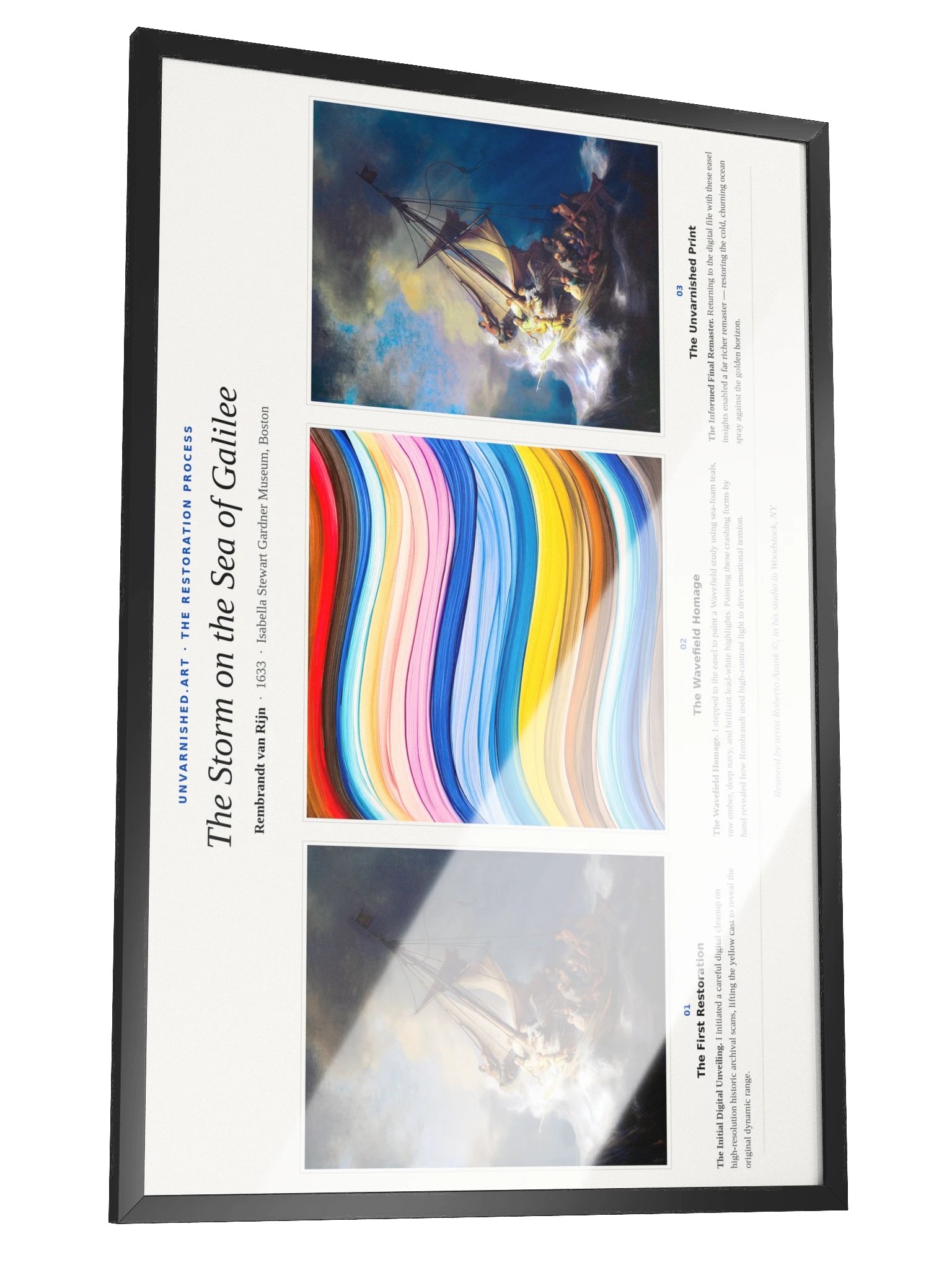 The Storm on the Sea of Galilee — Framed Process Poster product image (2)
