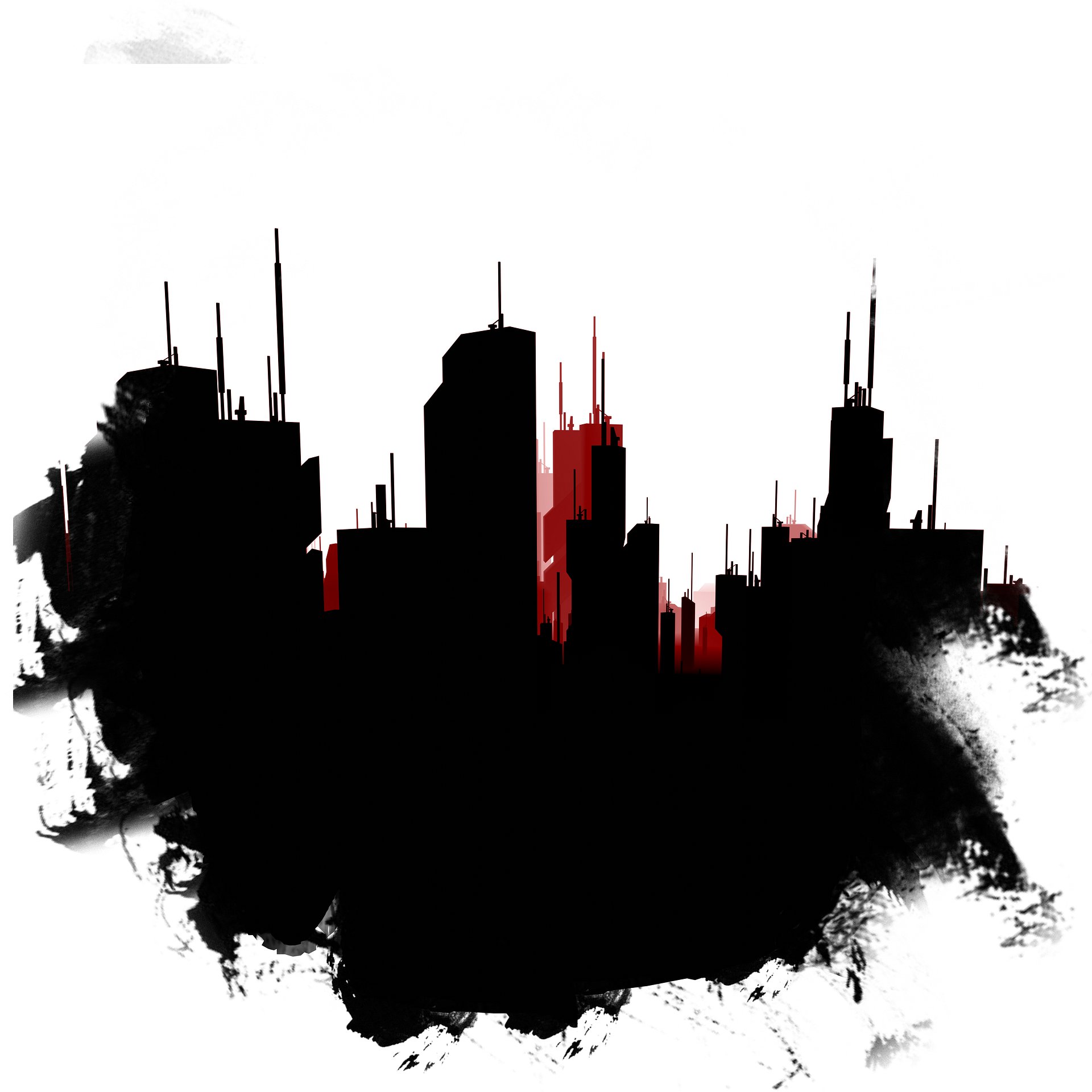 Hoodie: Red City product image (7)