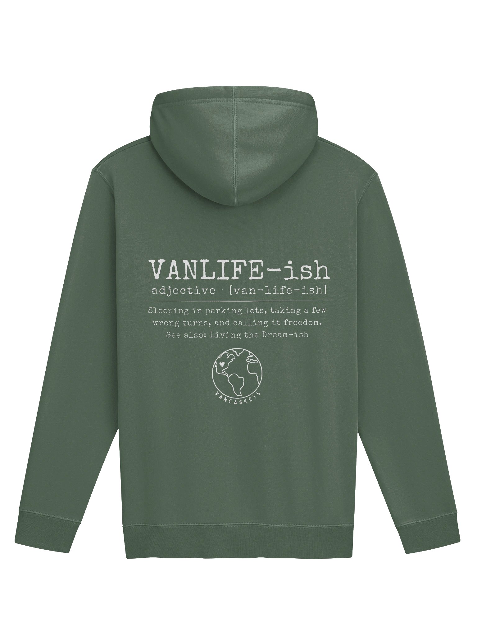 Vanlife-ish Definition Pigment Dyed Hoodie (Both Sides) product image (2)