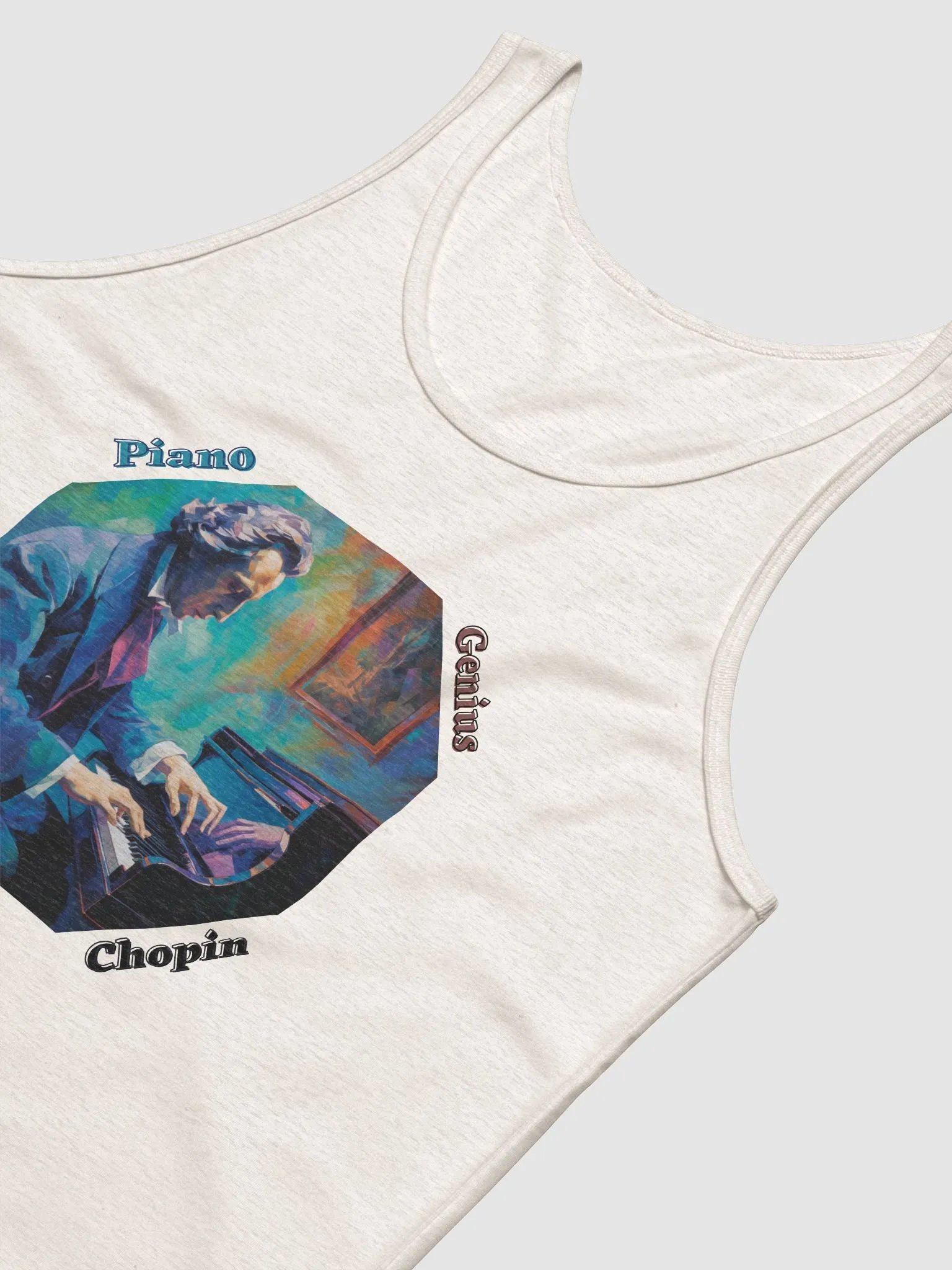 Frédéric Chopin [Playing Piano] - Piano Genius | Tanktop product image (3)