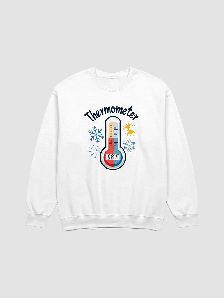 Weather Graphic Thermometer Crewneck Sweatshirt product image (3)