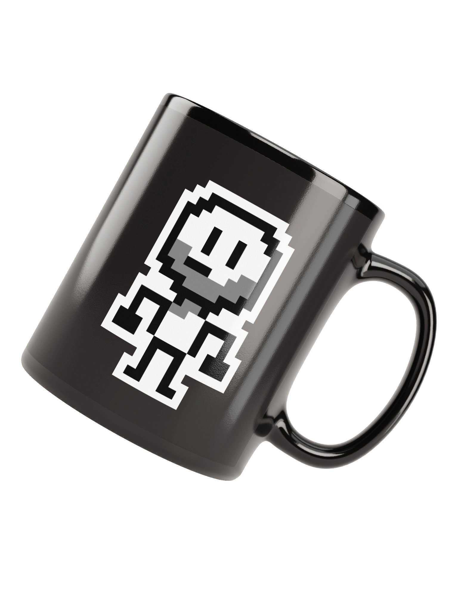 Pixel-Art Verzee Black Mug product image (8)