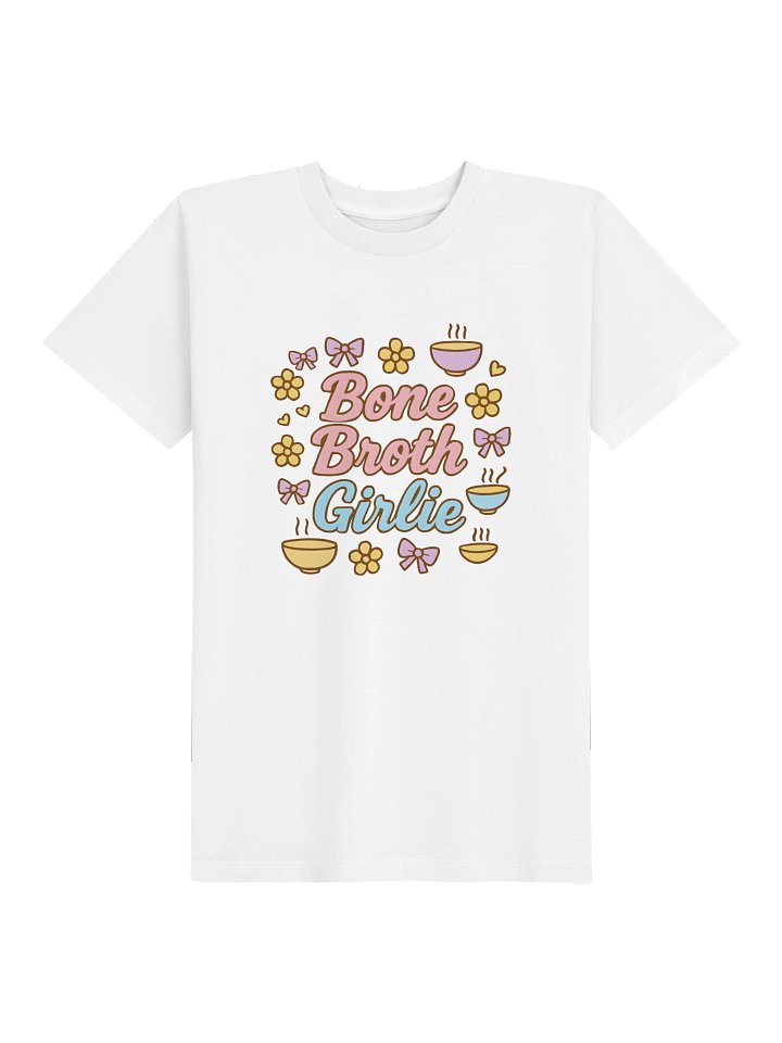 Kids: "Bone Broth Girlie" Organic T-Shirt product image (2)
