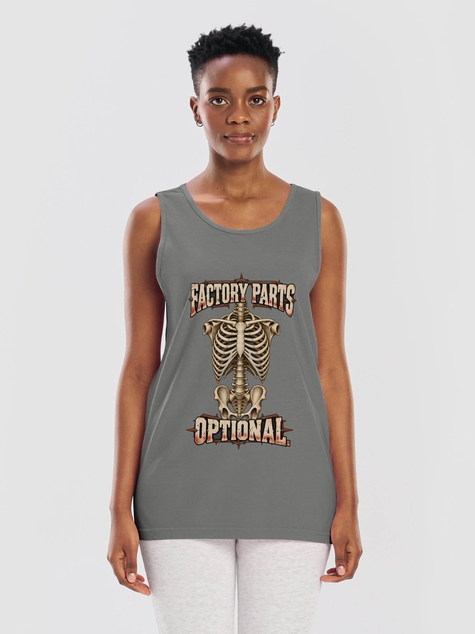 Amputee Tank Top — Factory Parts Optional™ Front & Back | Rebuild Shop product image (8)