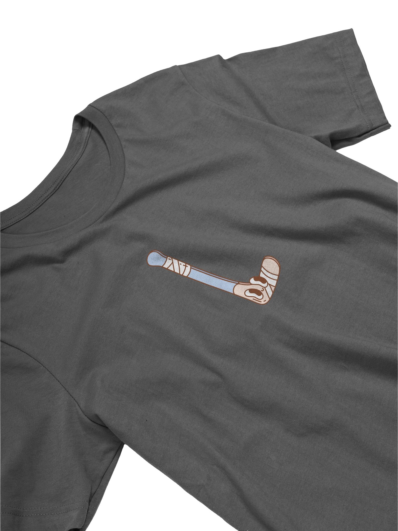 Retro Hockey Stick T-Shirt | 70s Vintage Minimalist Cartoon product image (3)