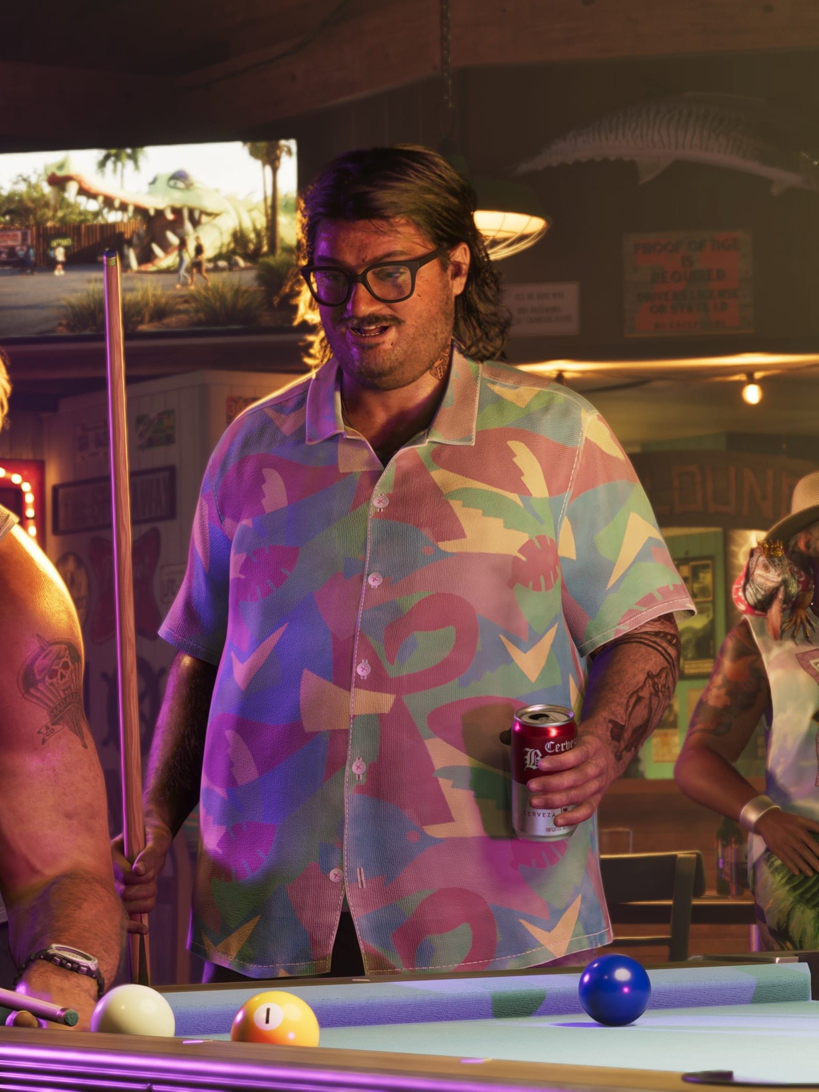 GTA VI Cal Hampton Multicolor patterned shirt product image (2)