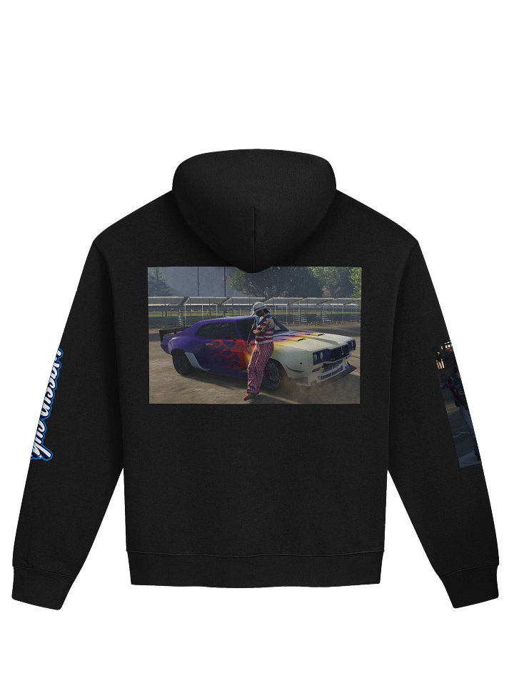 Purple Reaper Biker Oversized Hoodie product image (2)