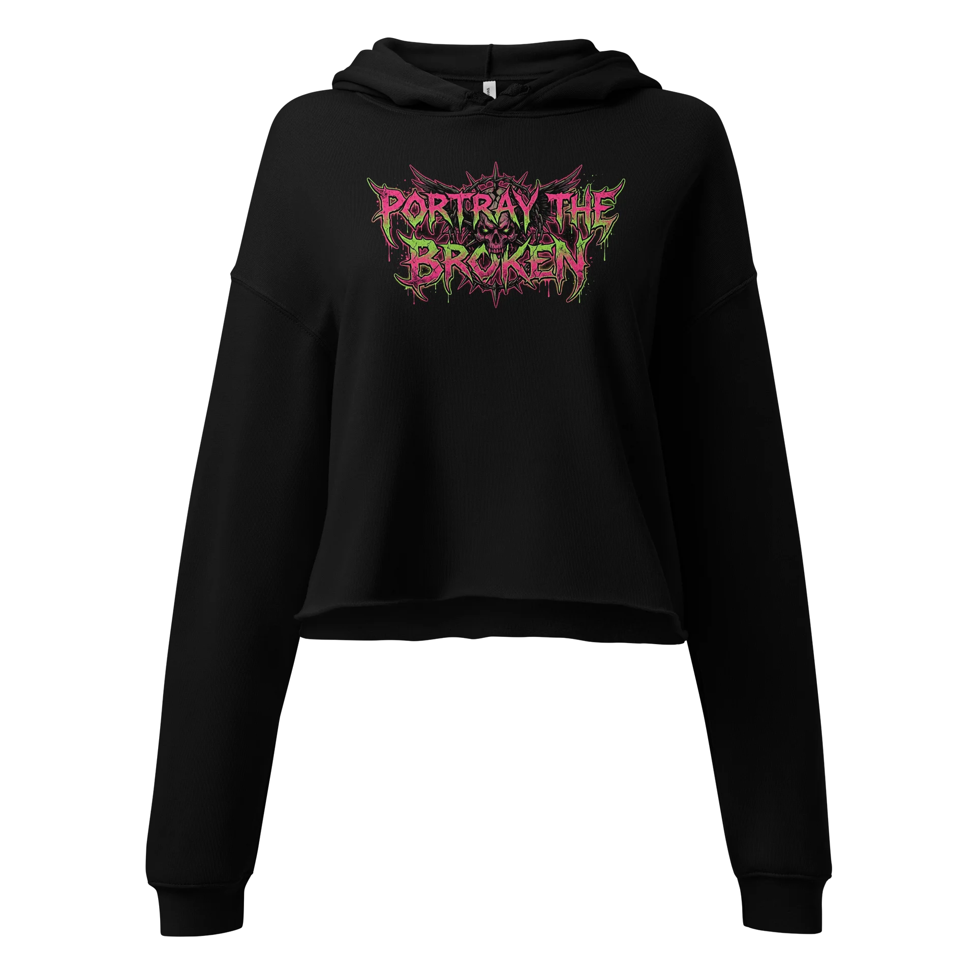 Portray the Broken Cropped Hoodie product image (1)