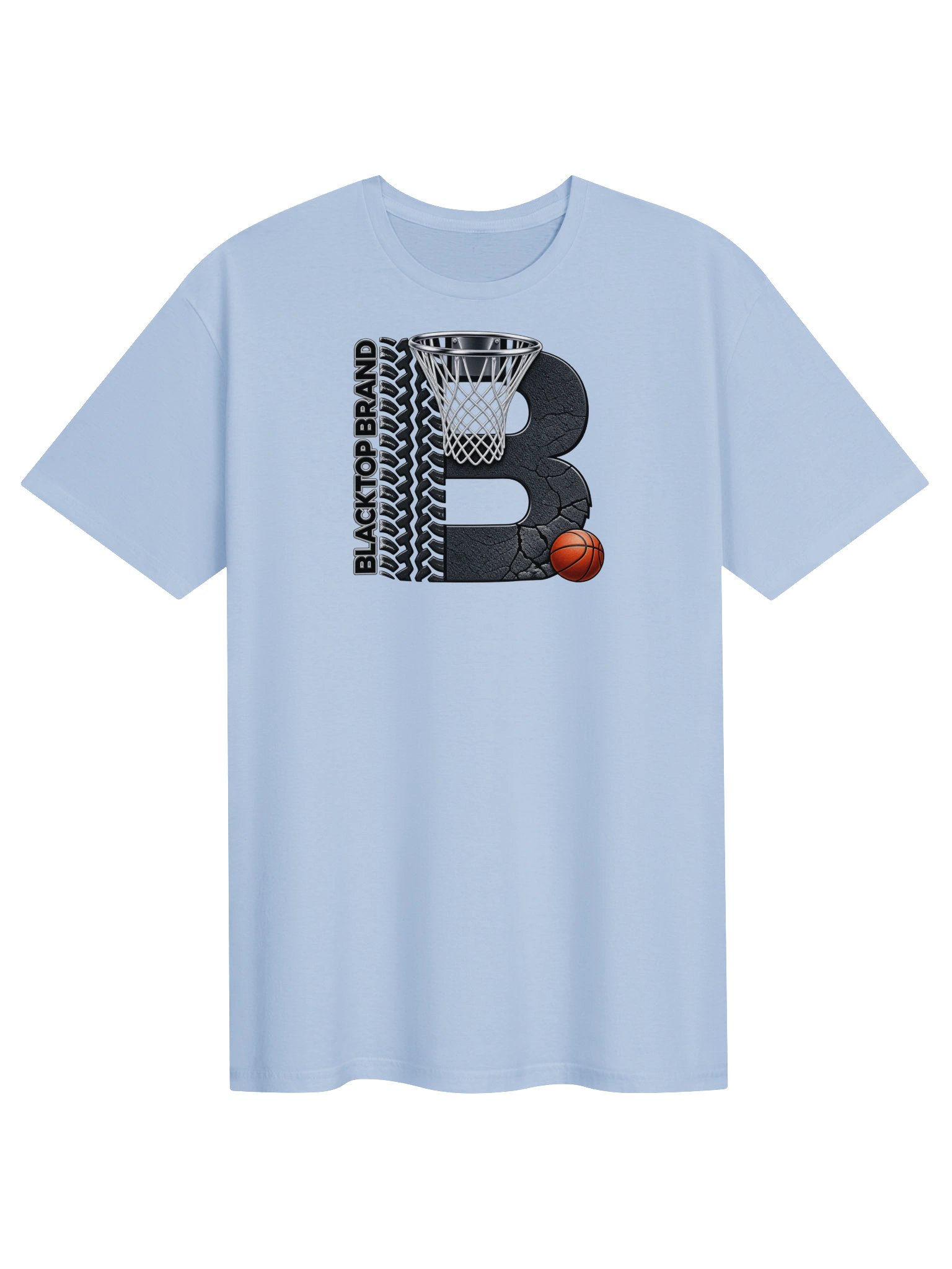 Blacktop Brand Basketball Logo Tee product image (1)