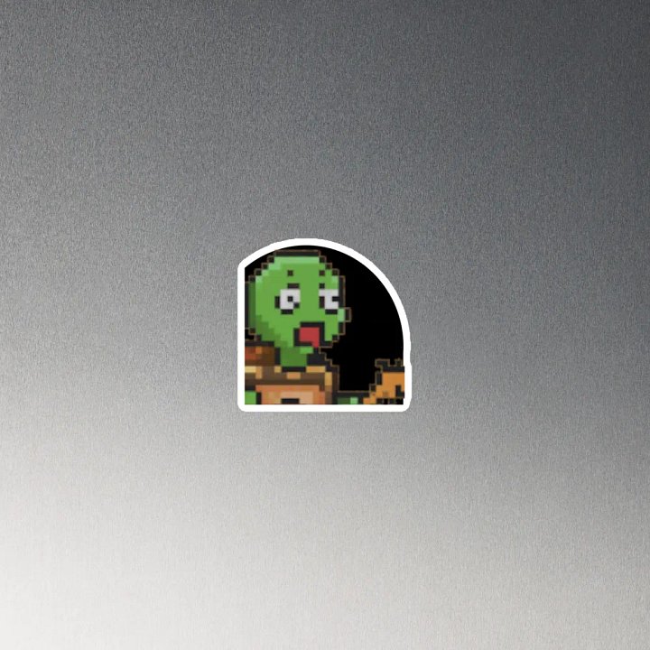 Woah Turtle Die-Cut Magnets product image (4)