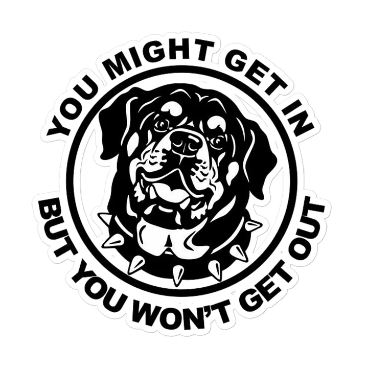 Guardian Rottweiler Sticker product image (1)