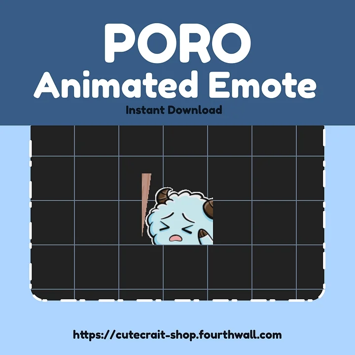 BONK League of Legends Poro Twitch Emote for Streamers product image (1)