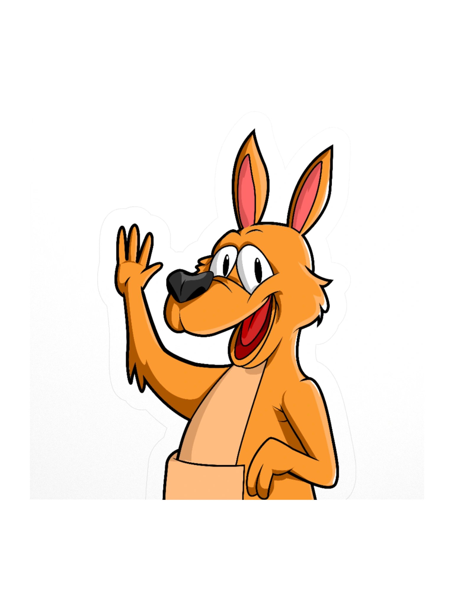 JackJocose Classic Roo Sticker product image (1)