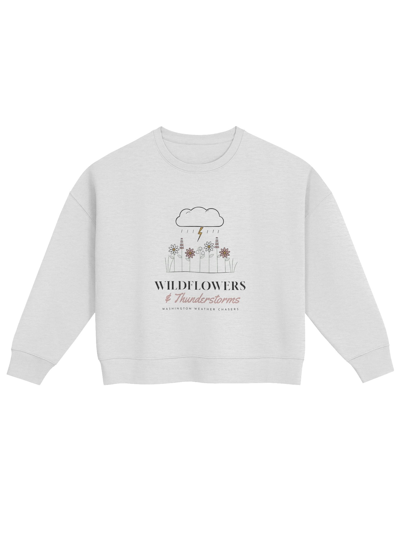 Wildflowers & Thunderstorms Organic Crewneck product image (2)