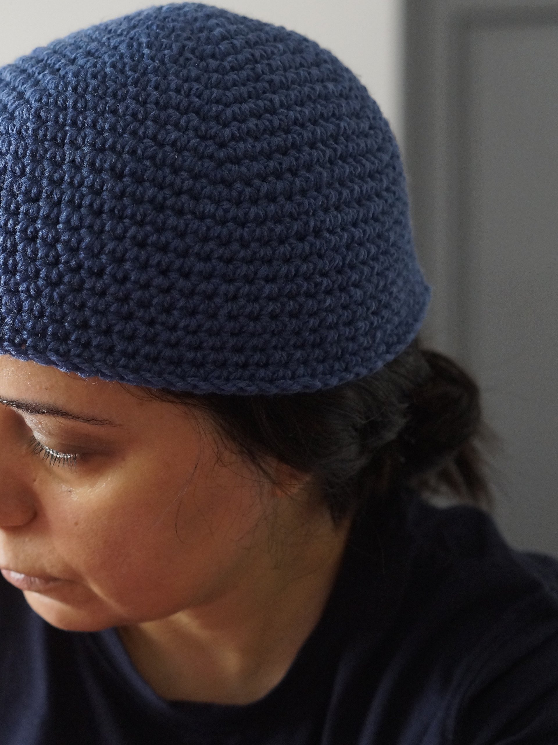 Simple single crochet short beanie product image (2)