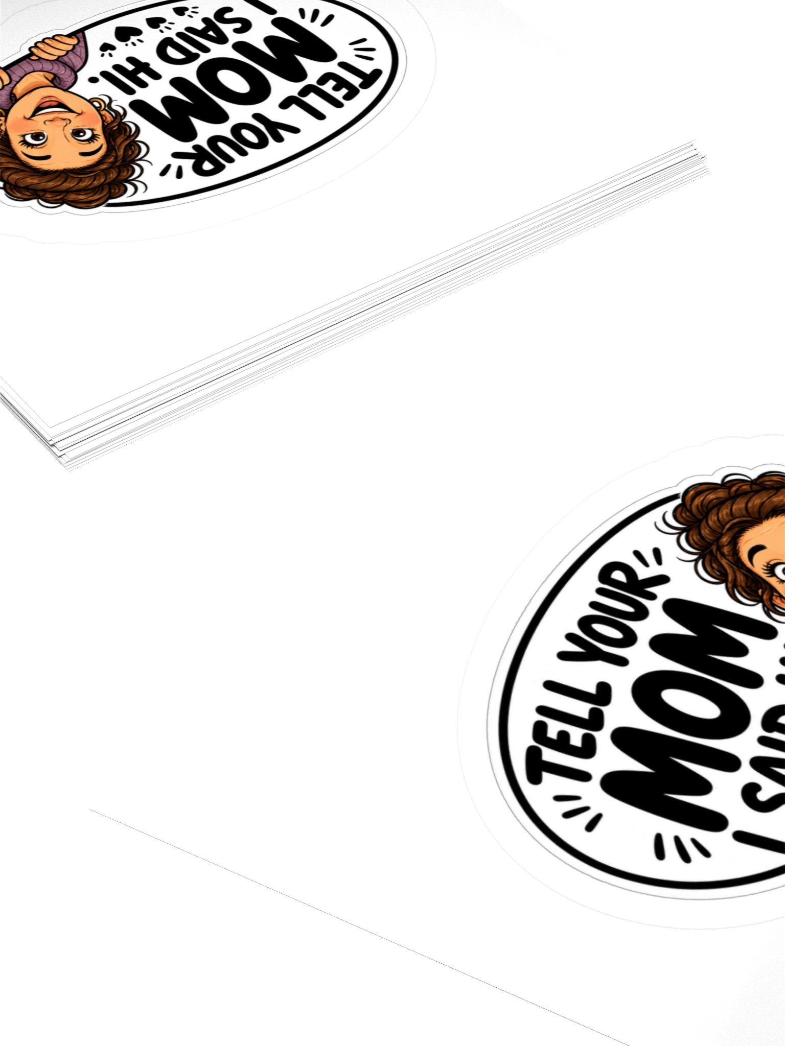 Mom Kiss Cut Sticker product image (4)