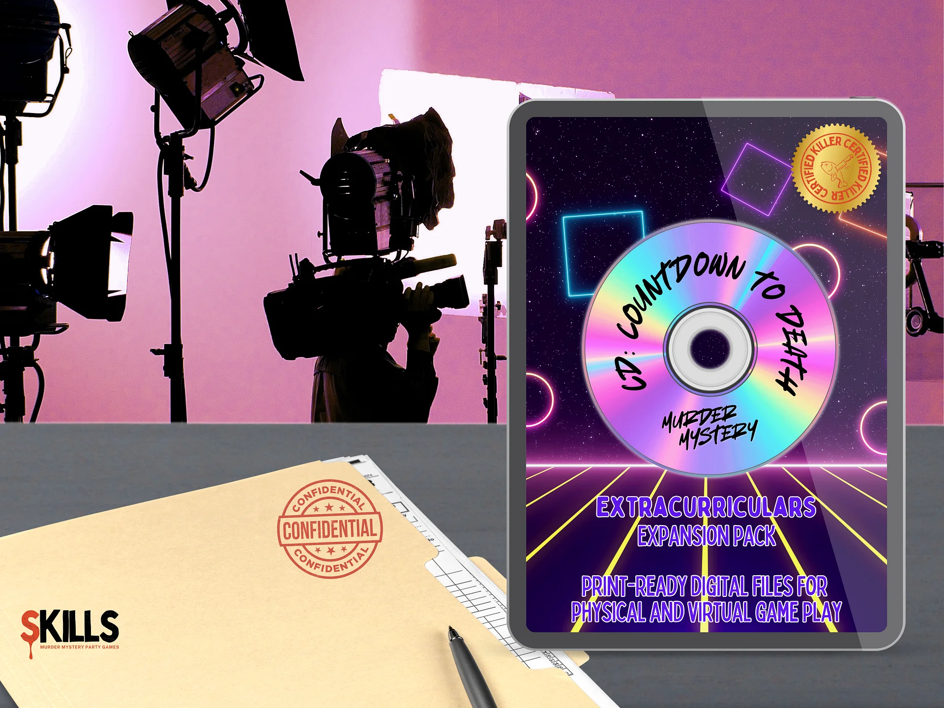 CD: Countdown to Death – A 1990s Music TV Murder Mystery - Extracurriculars Add-On product image (1)