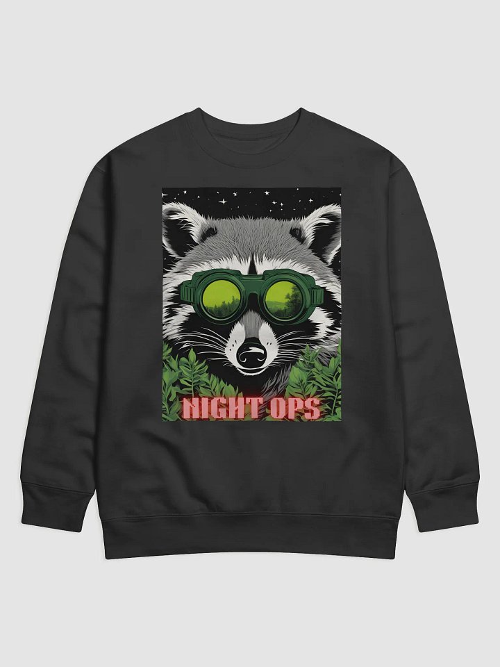Night Ops Raccoon Premium Sweatshirt product image (1)