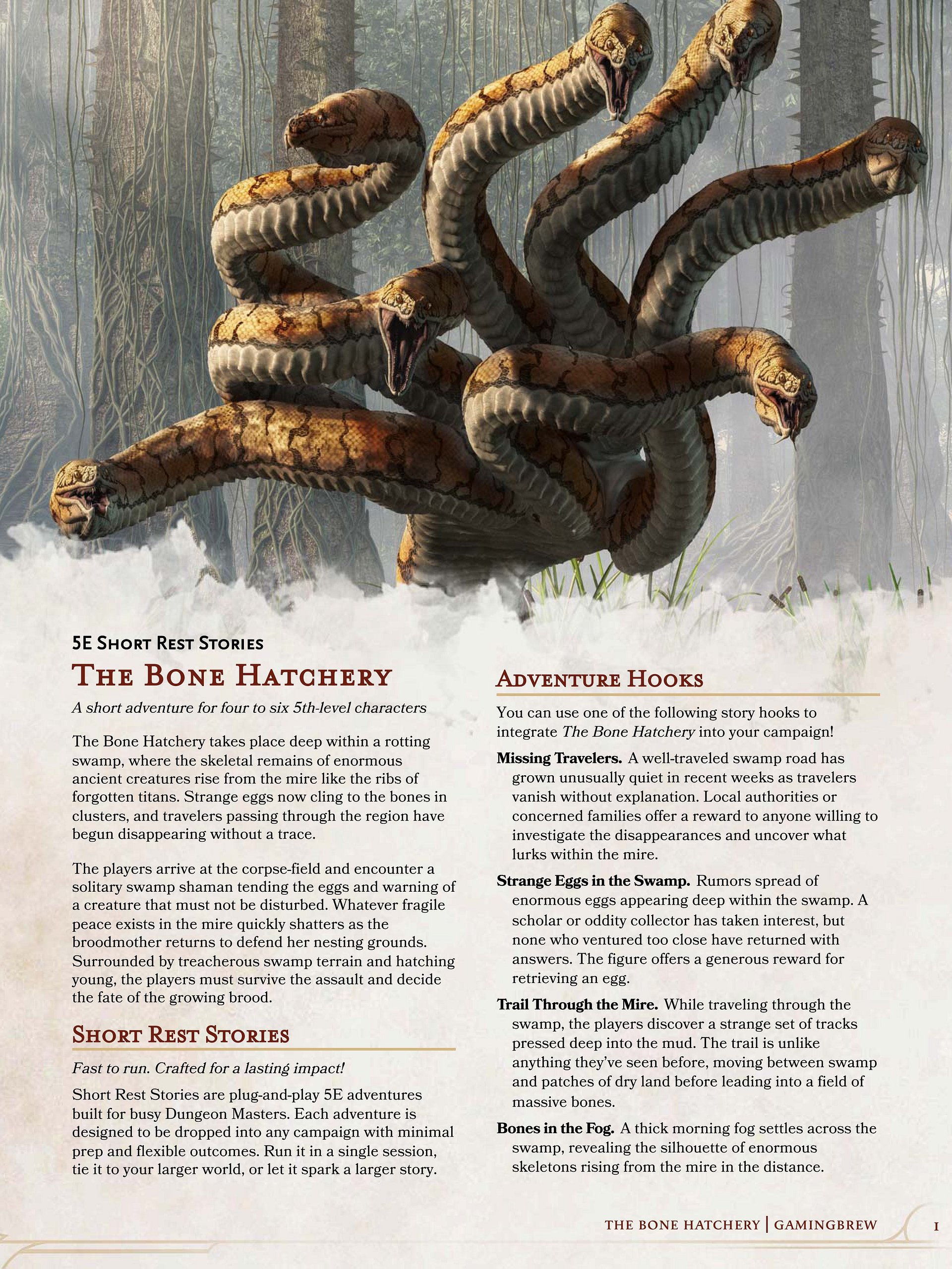 Bone Hatchery | Short Rest Stories | 5th level product image (2)