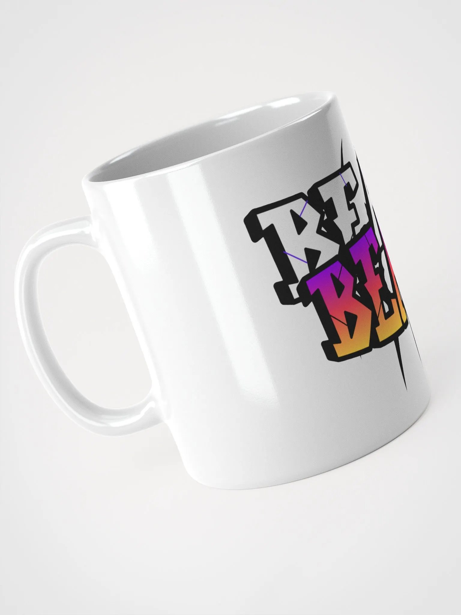Bold BEAST Repeat - White Glossy Mug product image (15)