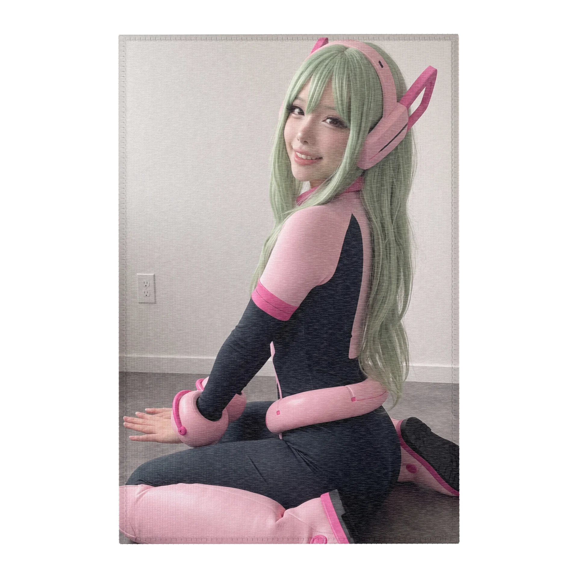Cosplay Corner – Waifufaee as Ochaco from My Hero Academia Area Rug product image (1)