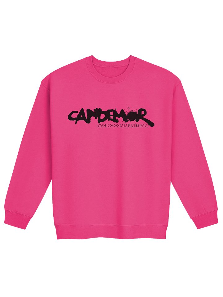 SUDADERA ROSA LOGO CANDEMOR EN NEGRO product image (1)