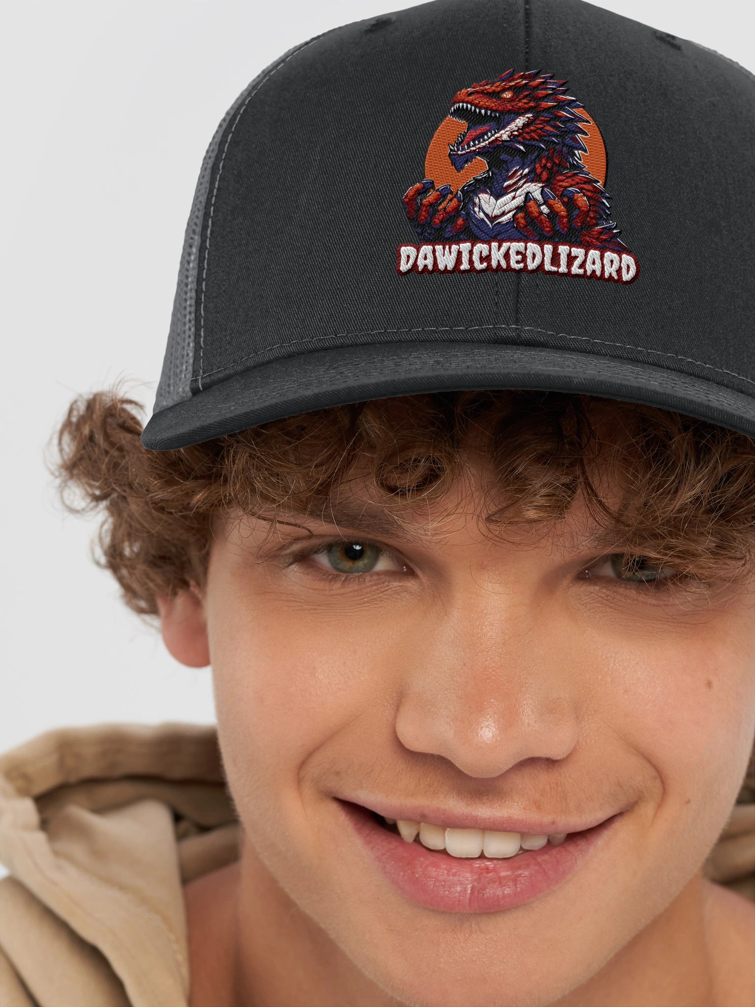 Lizard Logo Trucker hat product image (45)
