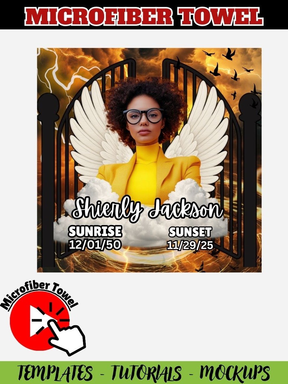 Mega Bundle - Templates and Tutorials - Gold and Black Memorial product image (7)